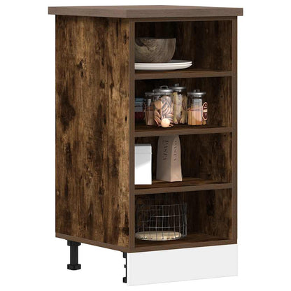 Mobile Da Forno Lyon 60X46X81,5 Cm Rovere Fumo