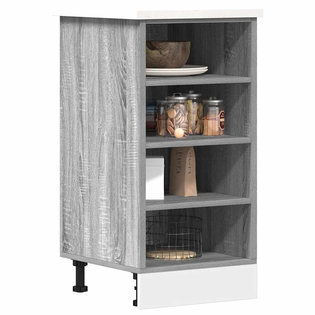 Mobile Con Cassetto “Lyon” 40X46X81,5 Grigio Sonoma