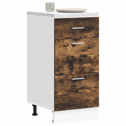Mobile Da Forno Lyon 60X46X81,5 Cm Rovere Fumo