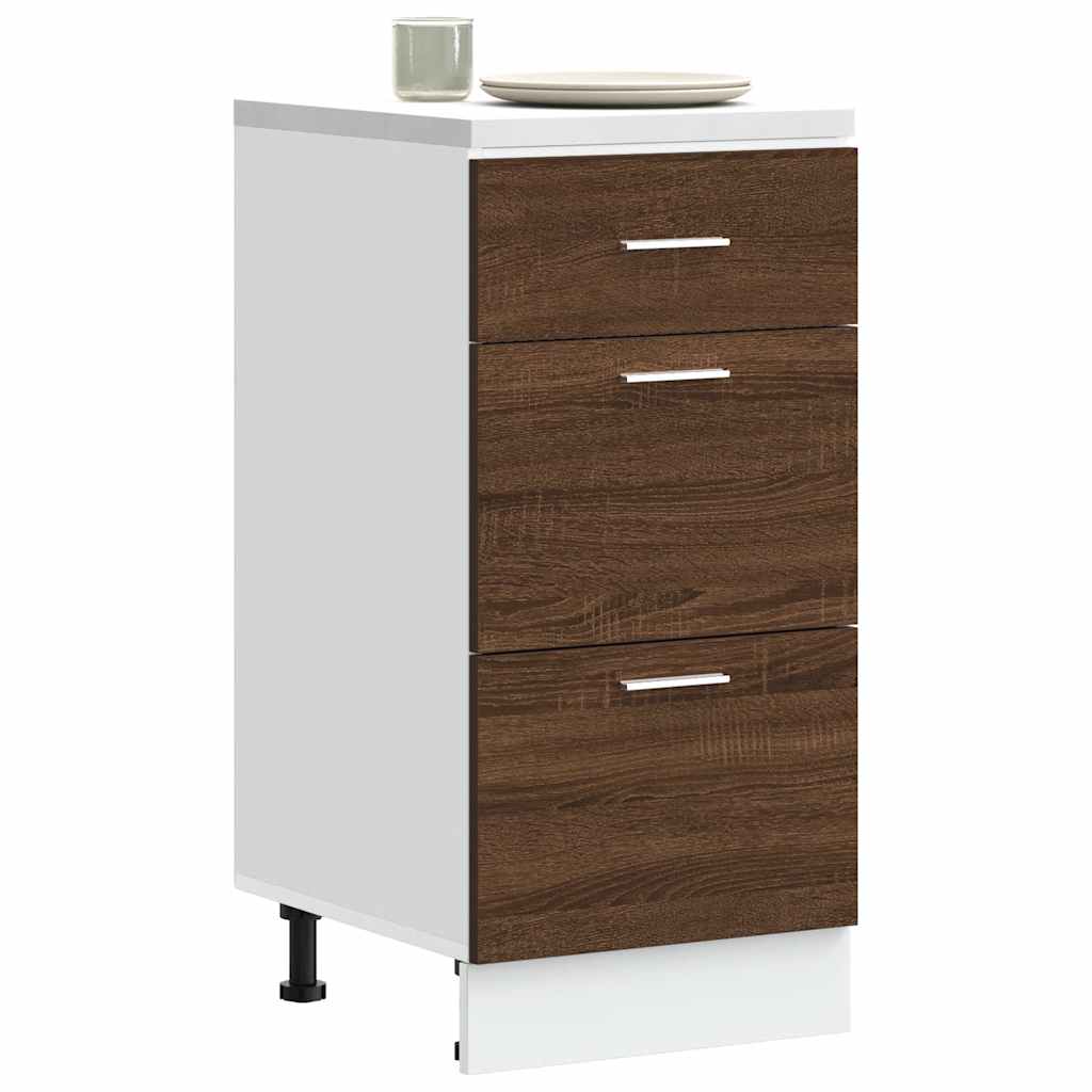 Mobile Da Forno Lyon 60X46X81,5 Cm Rovere Marrone