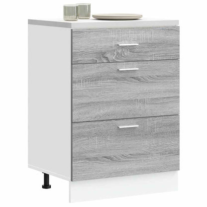 Mobile Con Cassetto “Lyon” 40X46X81,5 Grigio Sonoma
