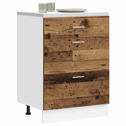 Cassettiera “Lyon” Inferiore 60X46X81,5 Cm Legno Antico