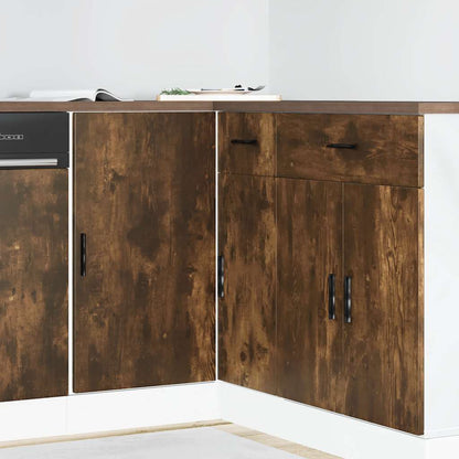 Mobile Da Forno Lyon 60X46X81,5 Cm Rovere Fumo