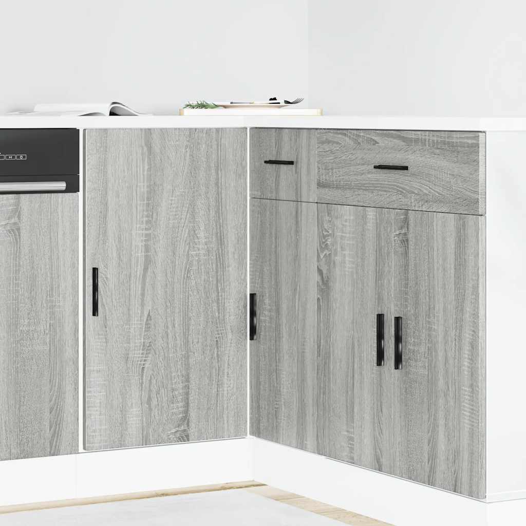 Mobile Con Cassetto “Lyon” 40X46X81,5 Grigio Sonoma