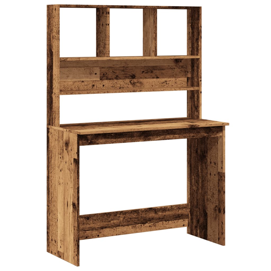 Scrivania Mensole 102X45X148 Cm Legno Multistrato