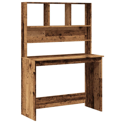 Scrivania Mensole 102X45X148 Cm Legno Multistrato