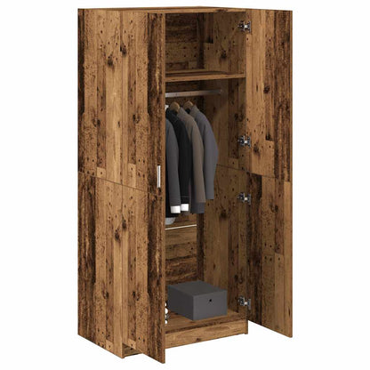 Armadio 80X52X180 Cm In Legno Multistrato