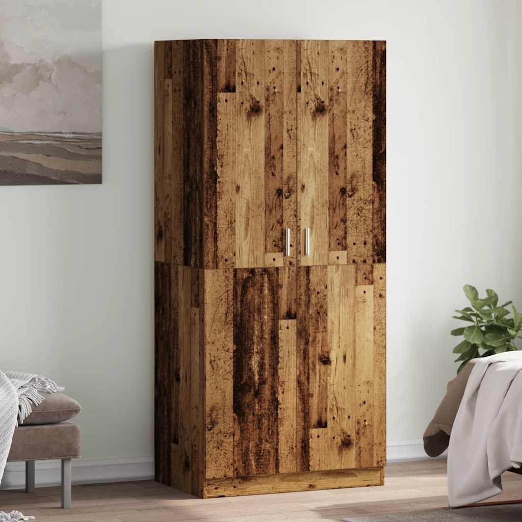 Armadio 90X52X200 Cm In Legno Multistrato