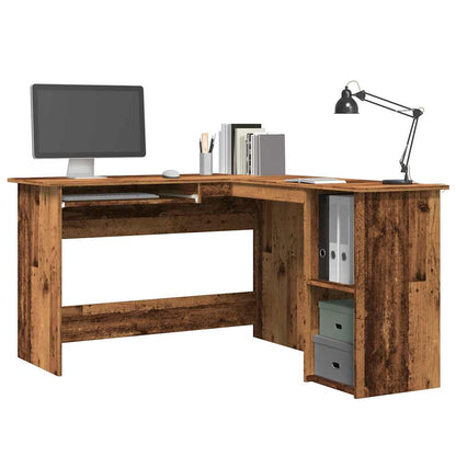 Scrivania Angolare A L 120X140X75Cm Multistrato