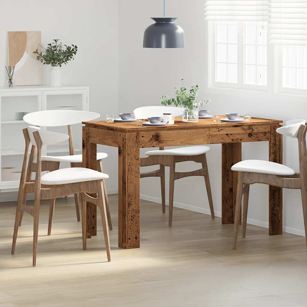 Tavolo Da Pranzo 120X60X76 Cm In Legno Multistrato