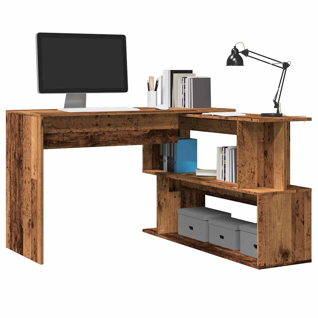 Scrivania Angolo 200X50X76 Cm Legno Multistrato