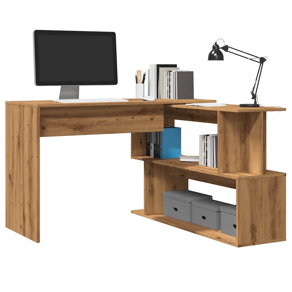 Scrivania Angolo 200X50X76 Cm Legno Multistrato