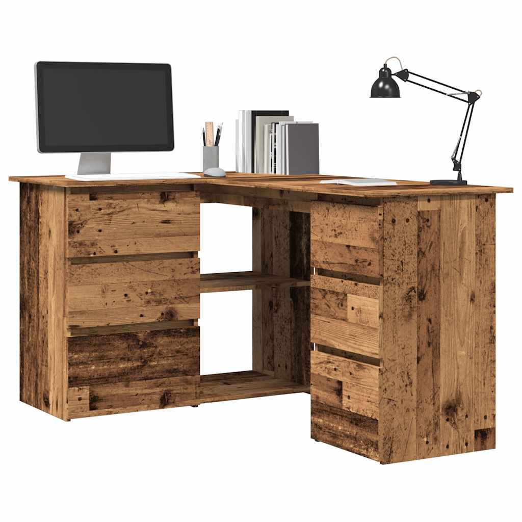 Scrivania Angolo 145X100X76 Cm Legno Multistrato