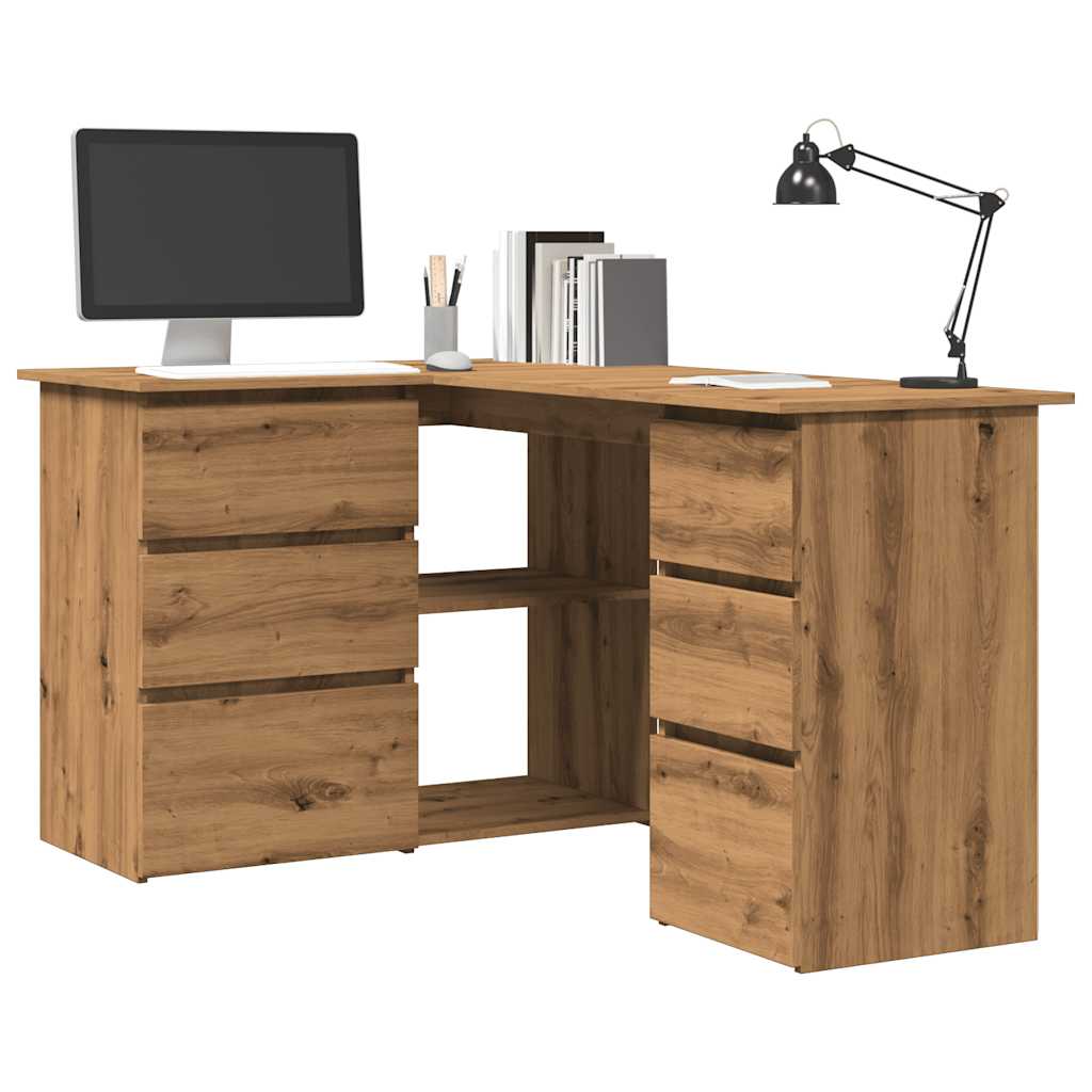 Scrivania Angolo 145X100X76 Cm Legno Multistrato