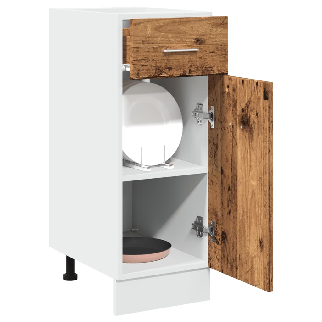 Cassettiera “Lyon” Inferiore 60X46X81,5 Cm Legno Antico