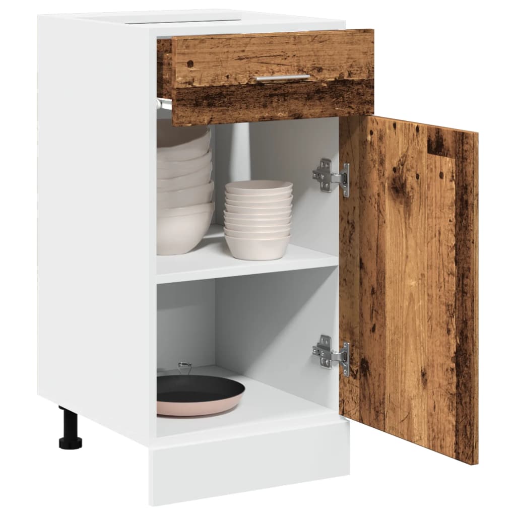 Cassettiera “Lyon” Inferiore 60X46X81,5 Cm Legno Antico