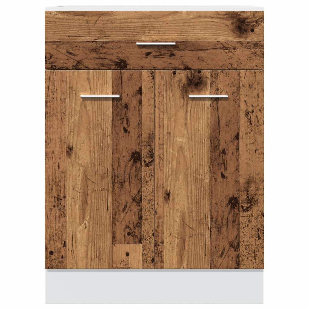 Cassettiera “Lyon” Inferiore 60X46X81,5 Cm Legno Antico