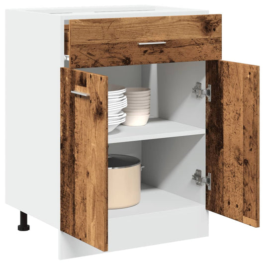 Cassettiera “Lyon” Inferiore 60X46X81,5 Cm Legno Antico