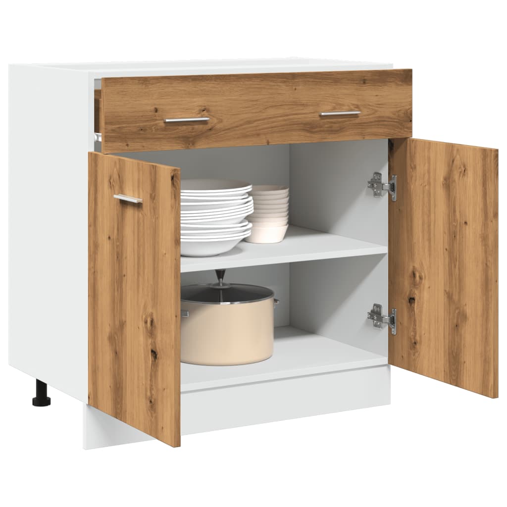 Mobile Pensile “Lyon” 80X31X60 Cm Rovere Artigianale