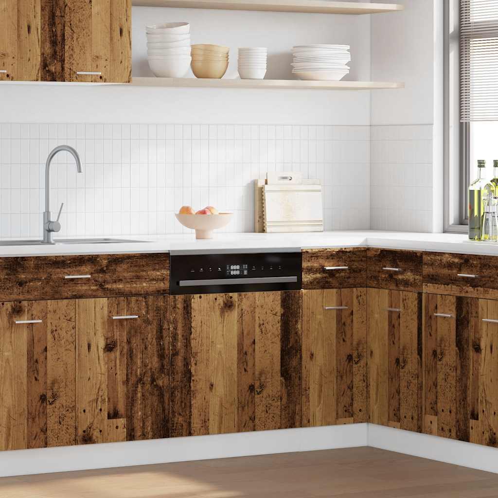 Cassettiera “Lyon” Inferiore 60X46X81,5 Cm Legno Antico