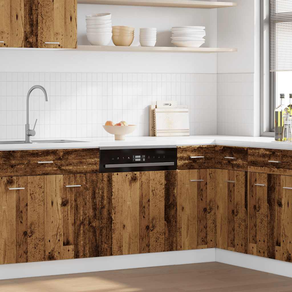 Cassettiera “Lyon” Inferiore 60X46X81,5 Cm Legno Antico