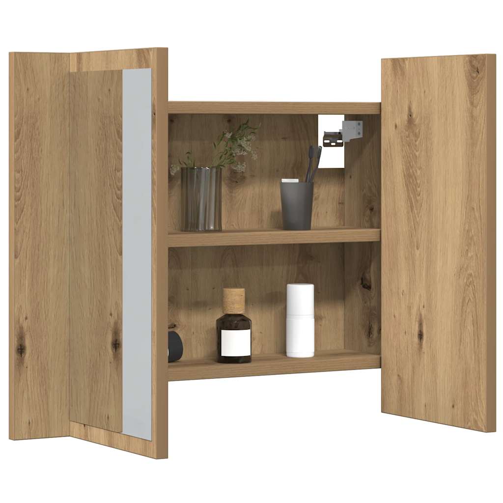 Mobile Specchio Led 60X12X45 Cm Multistrato