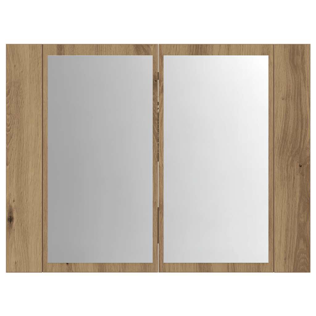 Mobile Specchio Led 60X12X45 Cm Multistrato