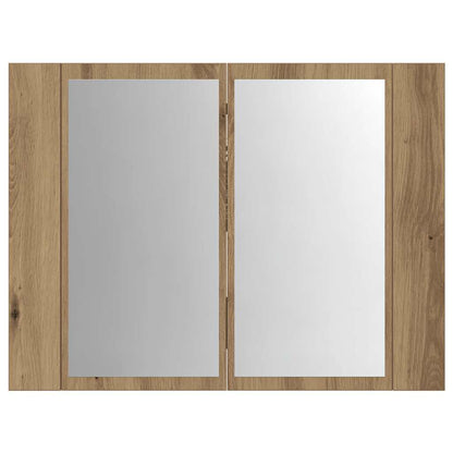 Mobile Specchio Led 60X12X45 Cm Multistrato