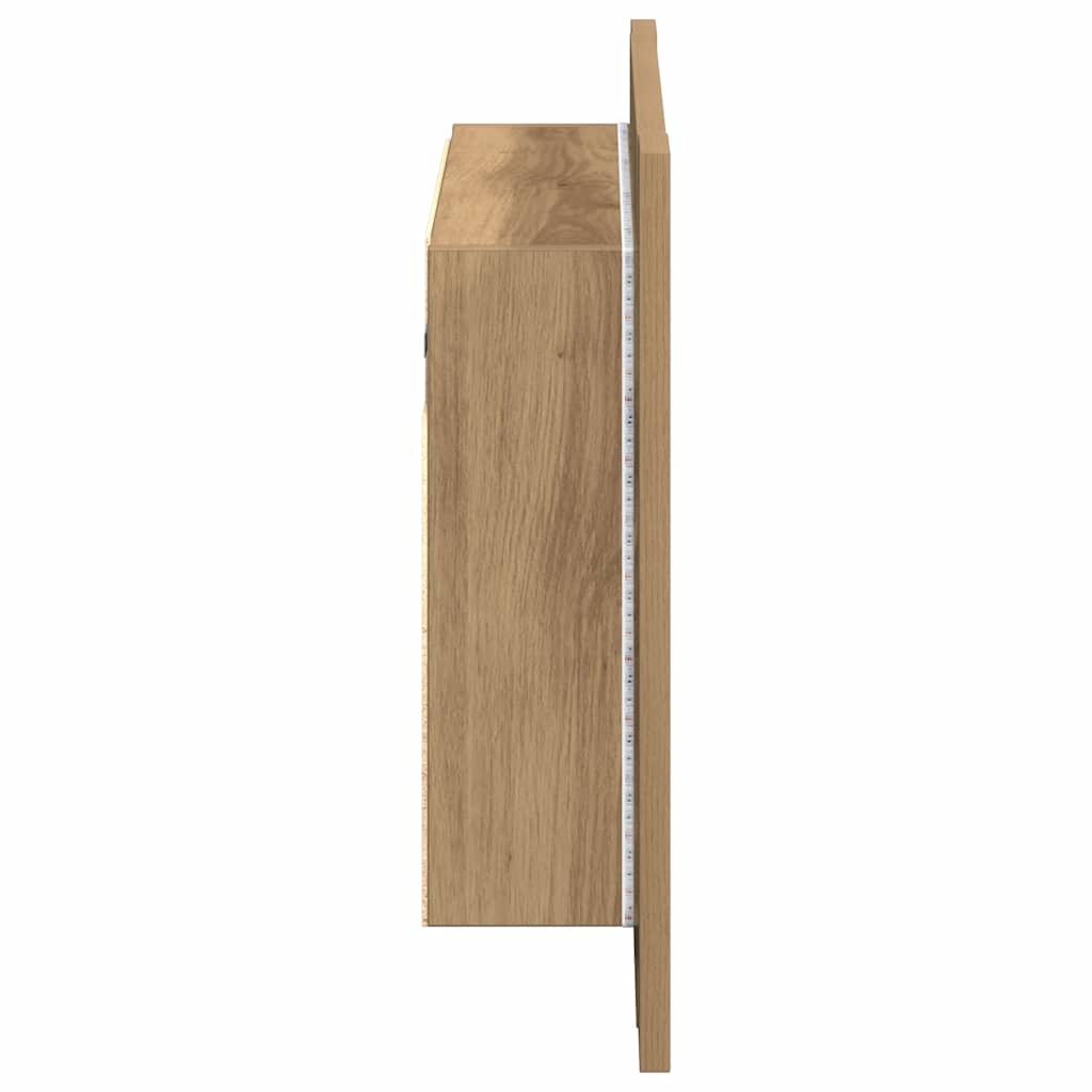 Mobile Specchio Led 60X12X45 Cm Multistrato