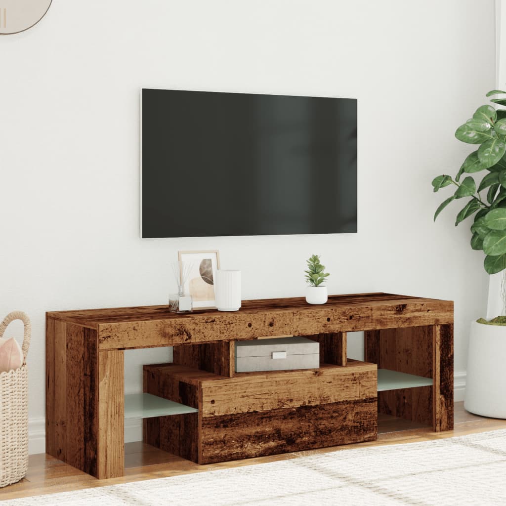 Mobile Porta Tv Con Led 120X36,5X40 Cm Multistrato