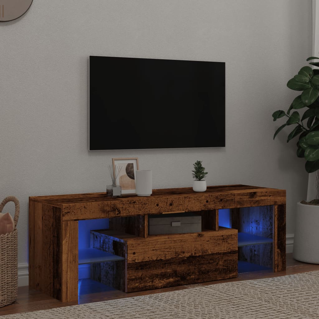 Mobile Porta Tv Con Led 120X36,5X40 Cm Multistrato