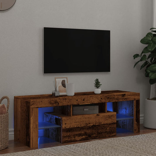 Mobile Porta Tv Con Led 120X36,5X40 Cm Multistrato