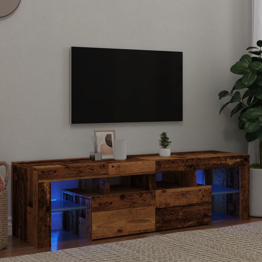 Mobile Porta Tv Con Luci Led 60X38,5X48 Cm