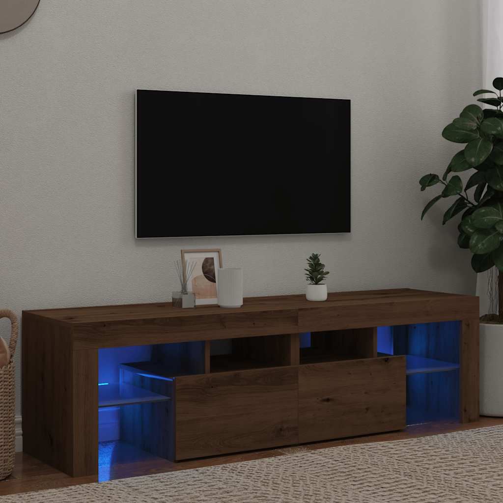 Mobile Porta Tv Con Luci Led 60X38,5X48 Cm