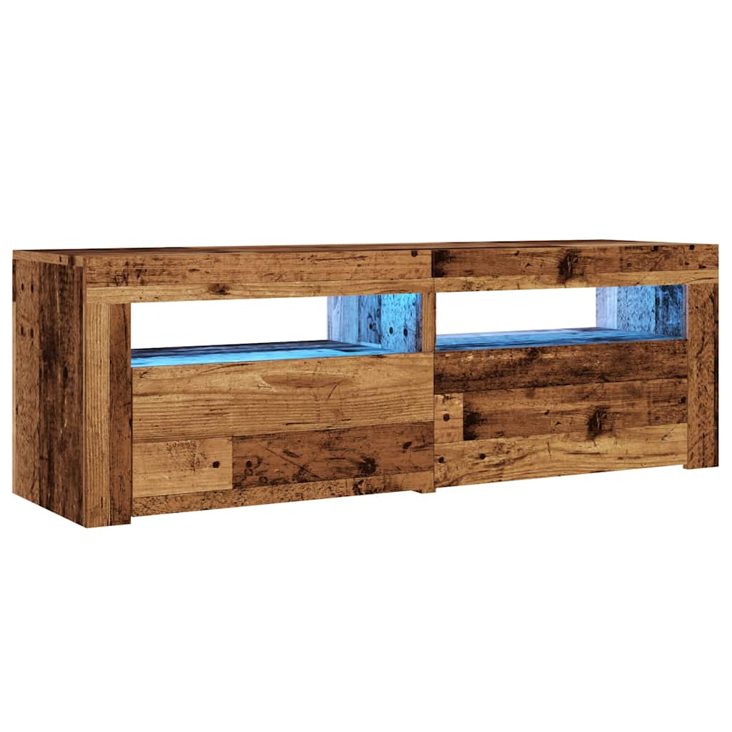 Mobile Porta Tv Con Led 120X35X40 Cm Multistrato