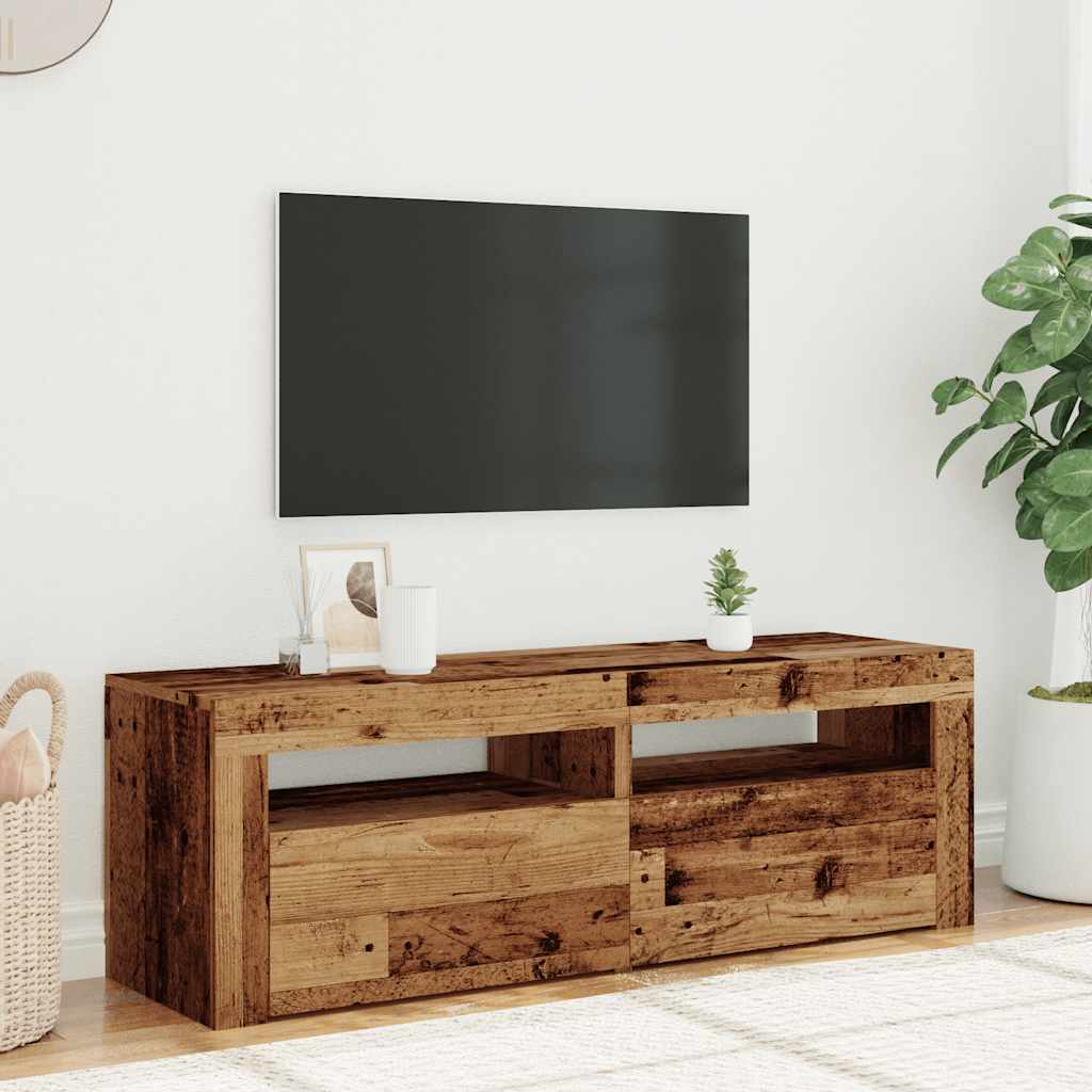 Mobile Porta Tv Con Led 120X35X40 Cm Multistrato