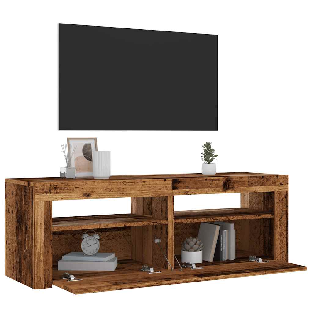 Mobile Porta Tv Con Led 120X35X40 Cm Multistrato