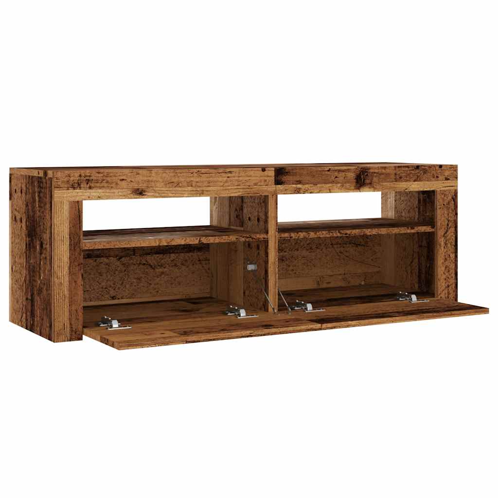 Mobile Porta Tv Con Led 120X35X40 Cm Multistrato