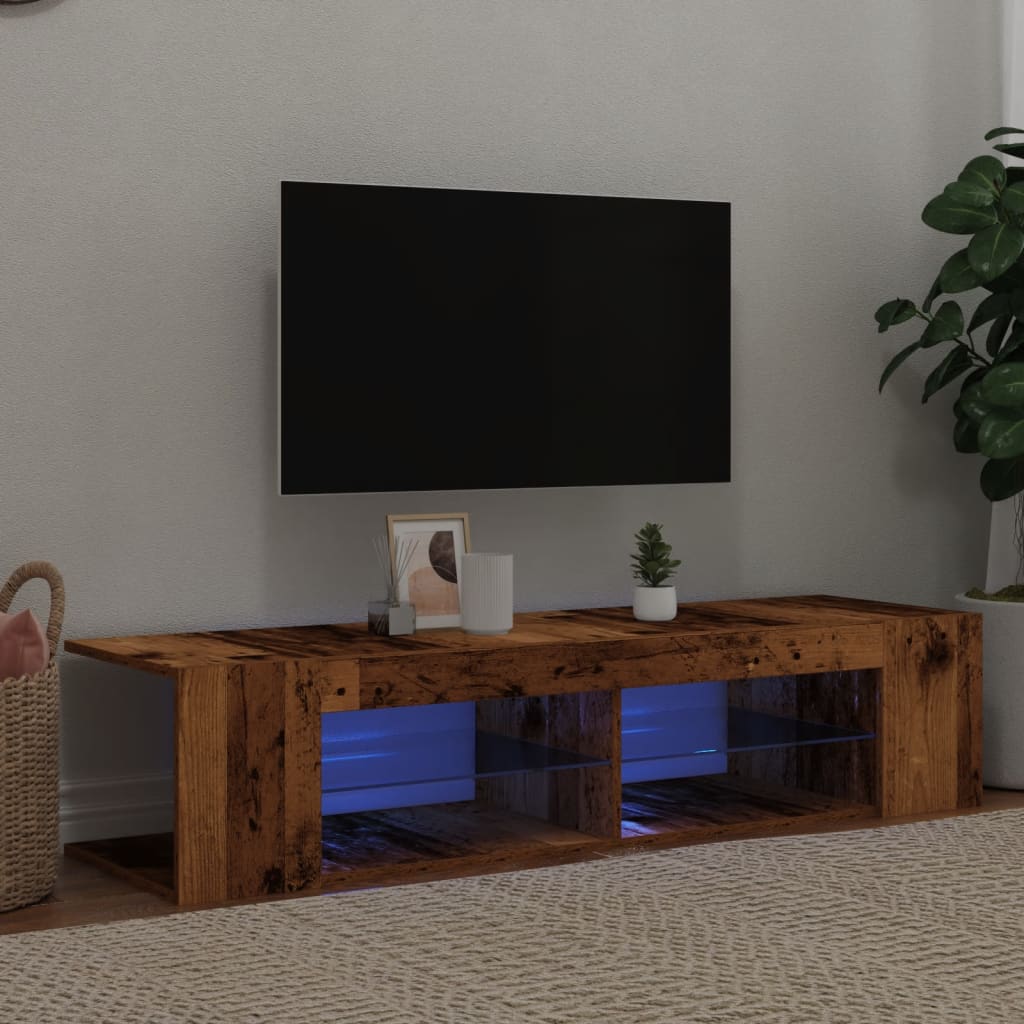 Mobile Porta Tv Con Luci Led 135X39X30 Cm