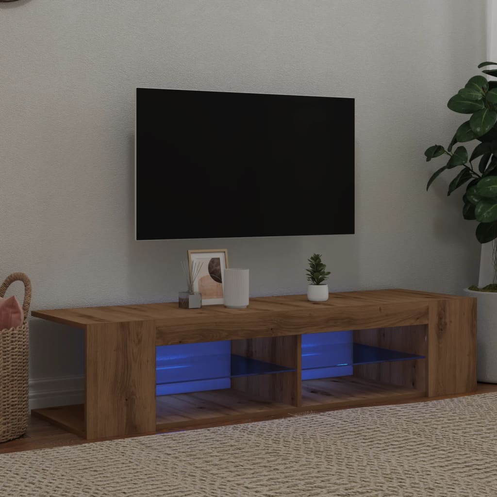 Mobile Porta Tv Con Luci Led 135X39X30 Cm