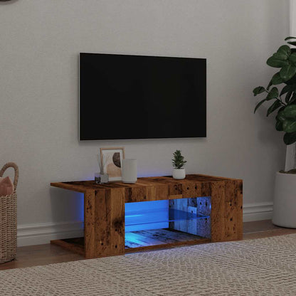 Mobile Porta Tv Con Luci Led 90X39X30 Cm