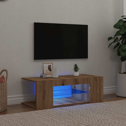 Mobile Porta Tv Con Luci Led 90X39X30 Cm