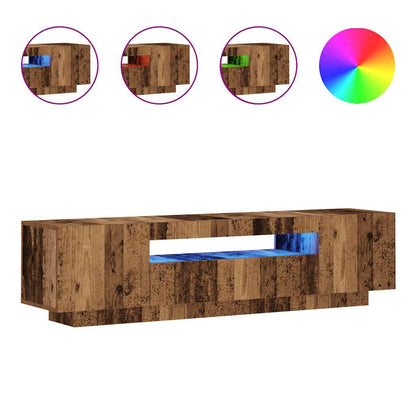Mobile Porta Tv Con Led 160X35X40 Cm Truciolato