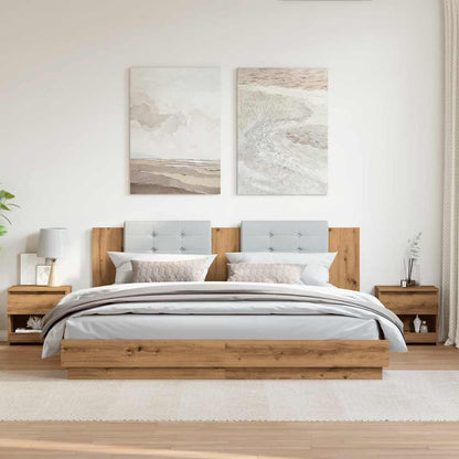 Comodini 2Pz 40X30X39Cm In Legno Multistrato