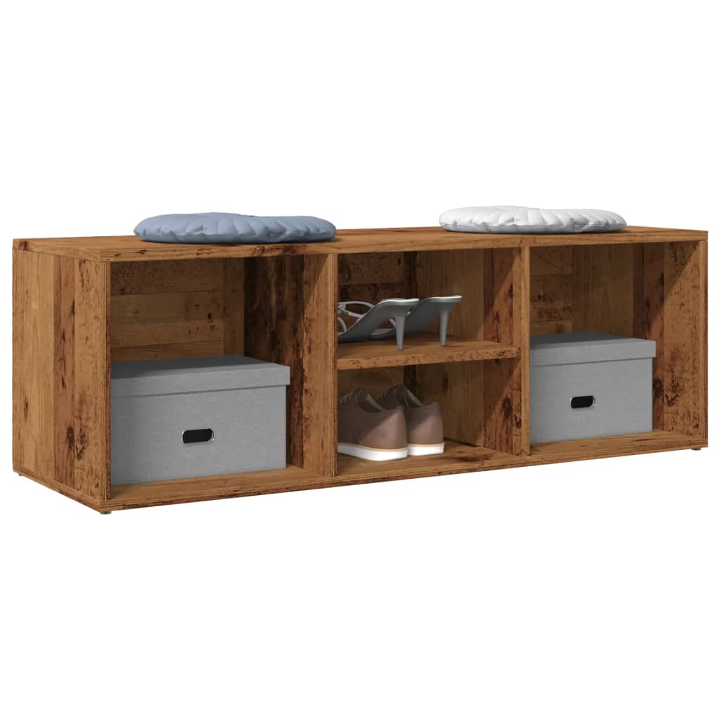 Panca Porta Scarpe 105X35X35Cm Legno Multistrato