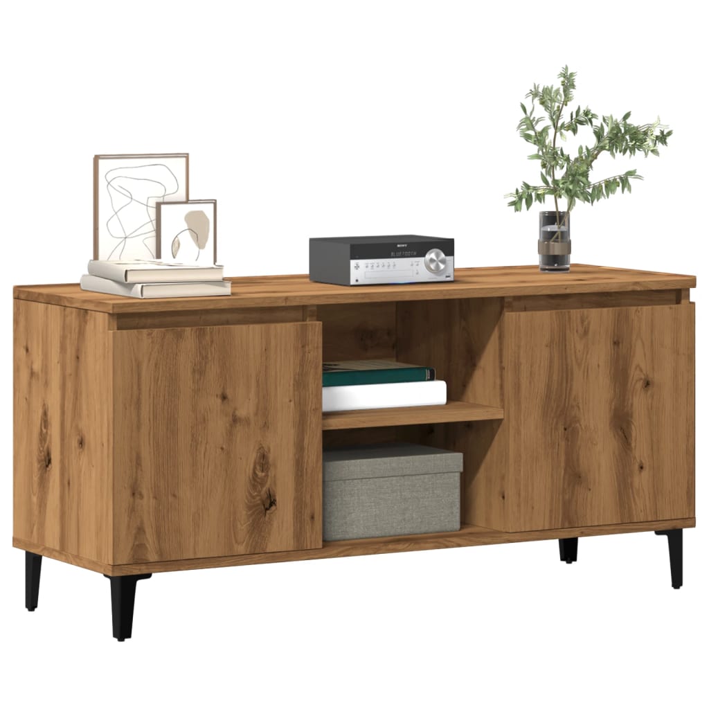 Mobile Porta Tv 102X35X50 Cm In Legno Multistrato