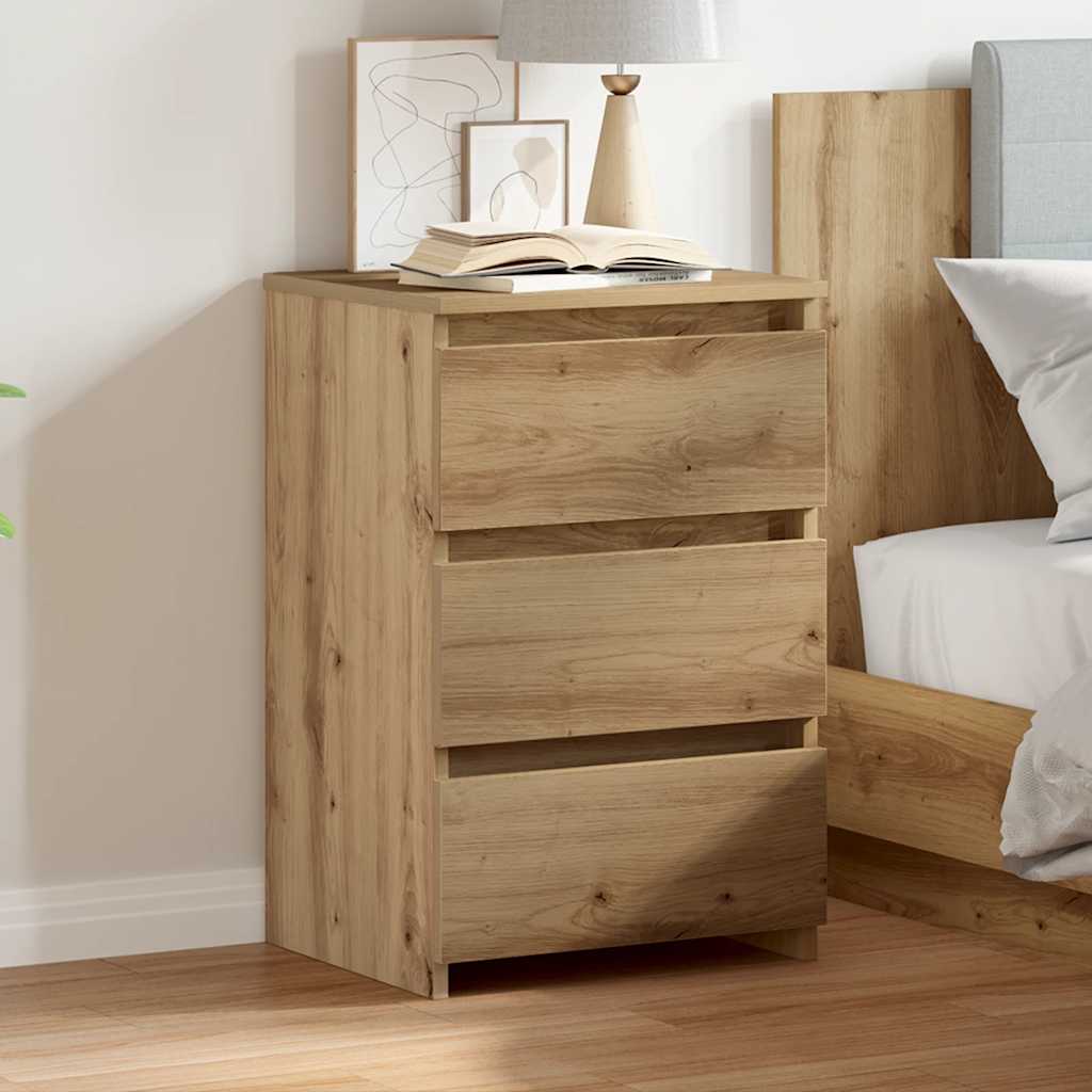 Comodino 40X35X62,5 Cm In Legno Multistrato