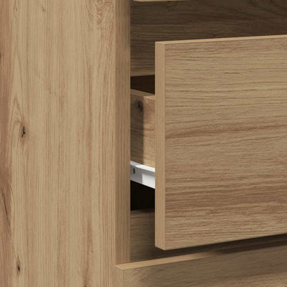 Comodino 40X35X62,5 Cm In Legno Multistrato