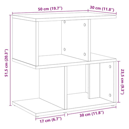 Comodini 2Pz 50X30X51,5 Cm Legno Multistrato