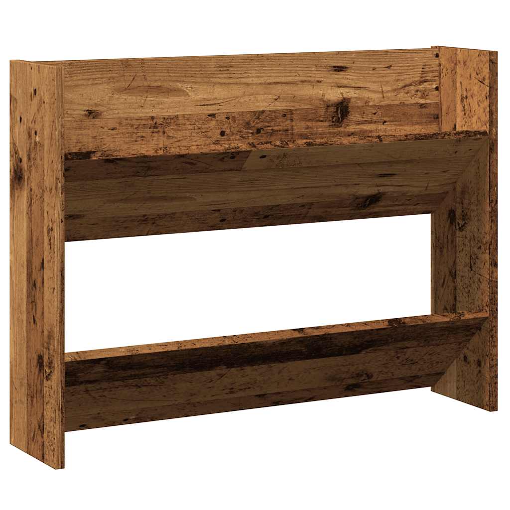 Scarpiera A Muro 80X18X In Truciolato Legno Antico